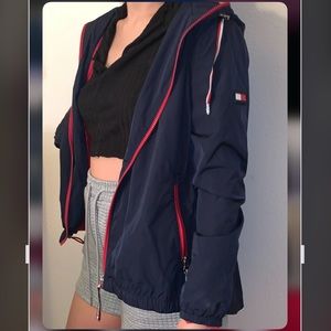 Tommy Hilfiger Navy Windbreaker Size S